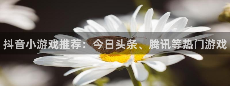 欧博娱乐是什么：抖音小游戏推荐：今日头条、腾讯等热门游戏
